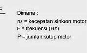 Rumus Mencari Rpm Motor Listrik